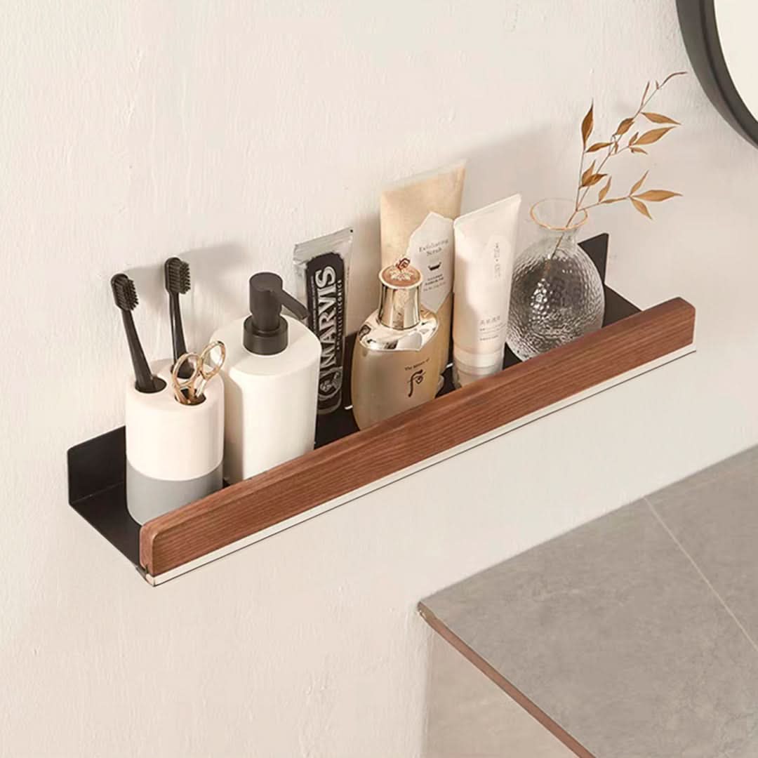 Estante Rectangular Luxury con drenaje en Aluminio y Madera