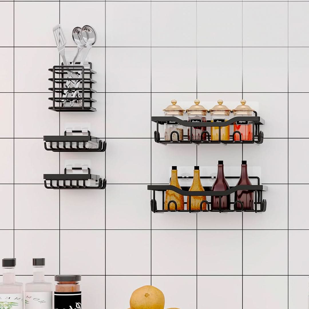 Set de 5 Organizadores para Ducha Minimalista Milhome