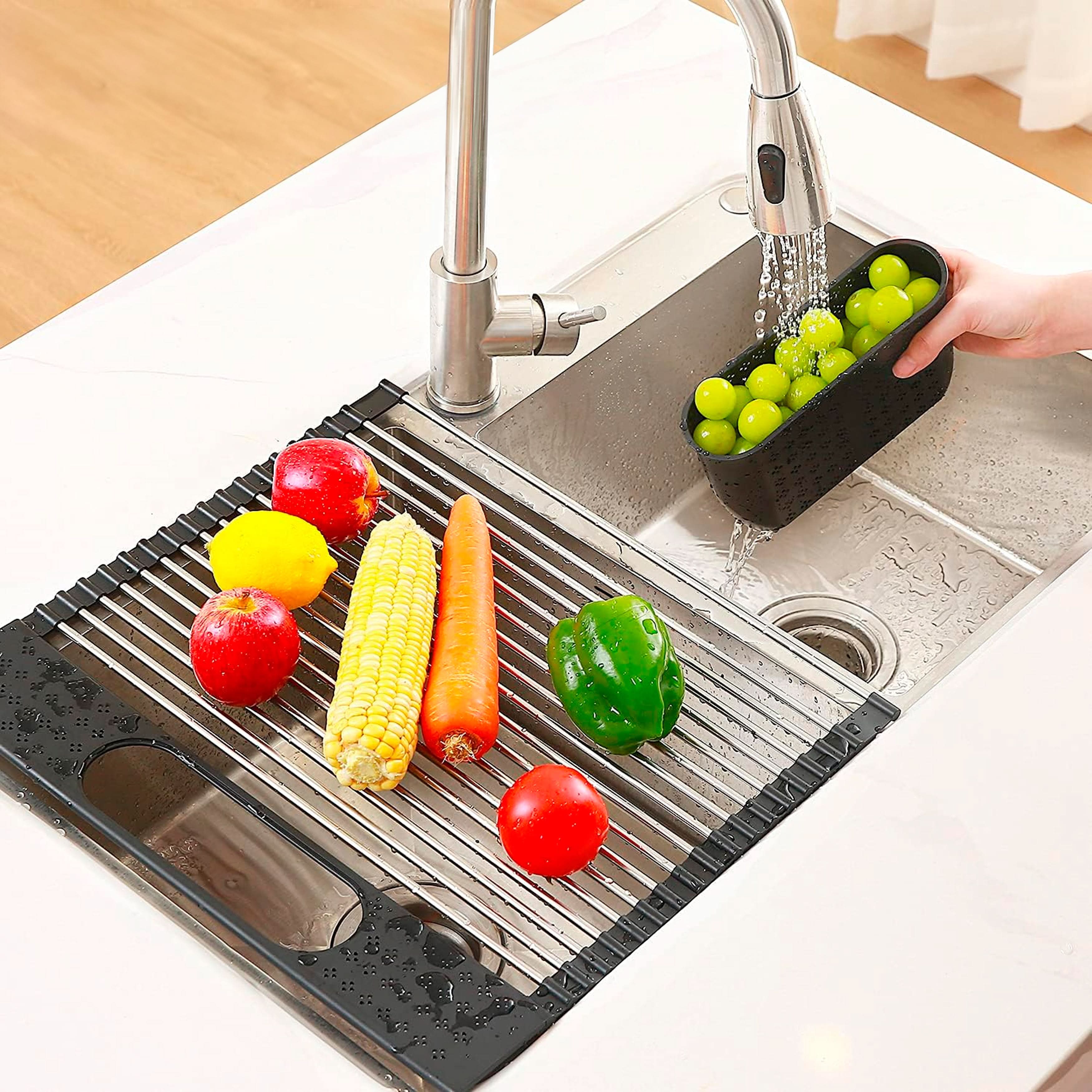 Escurridor Esterilla Roll Up Milhome con Cubiertero