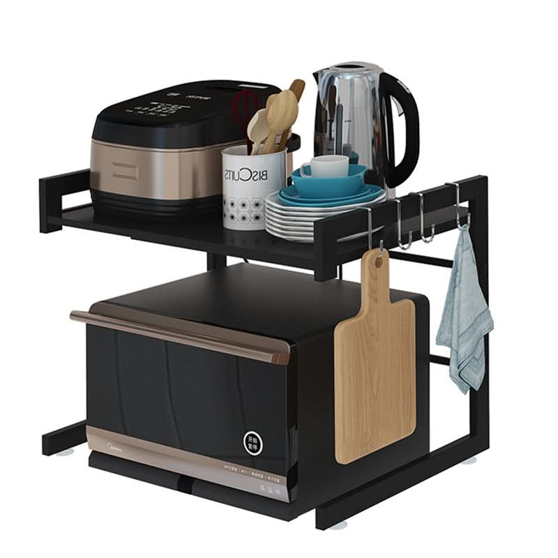 Estante de Metal para microondas con largo ajustable