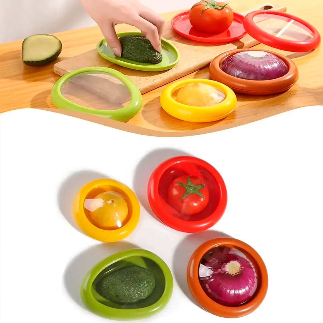 Juego de 4 Contenedores de Almacenamiento  Reutilizable