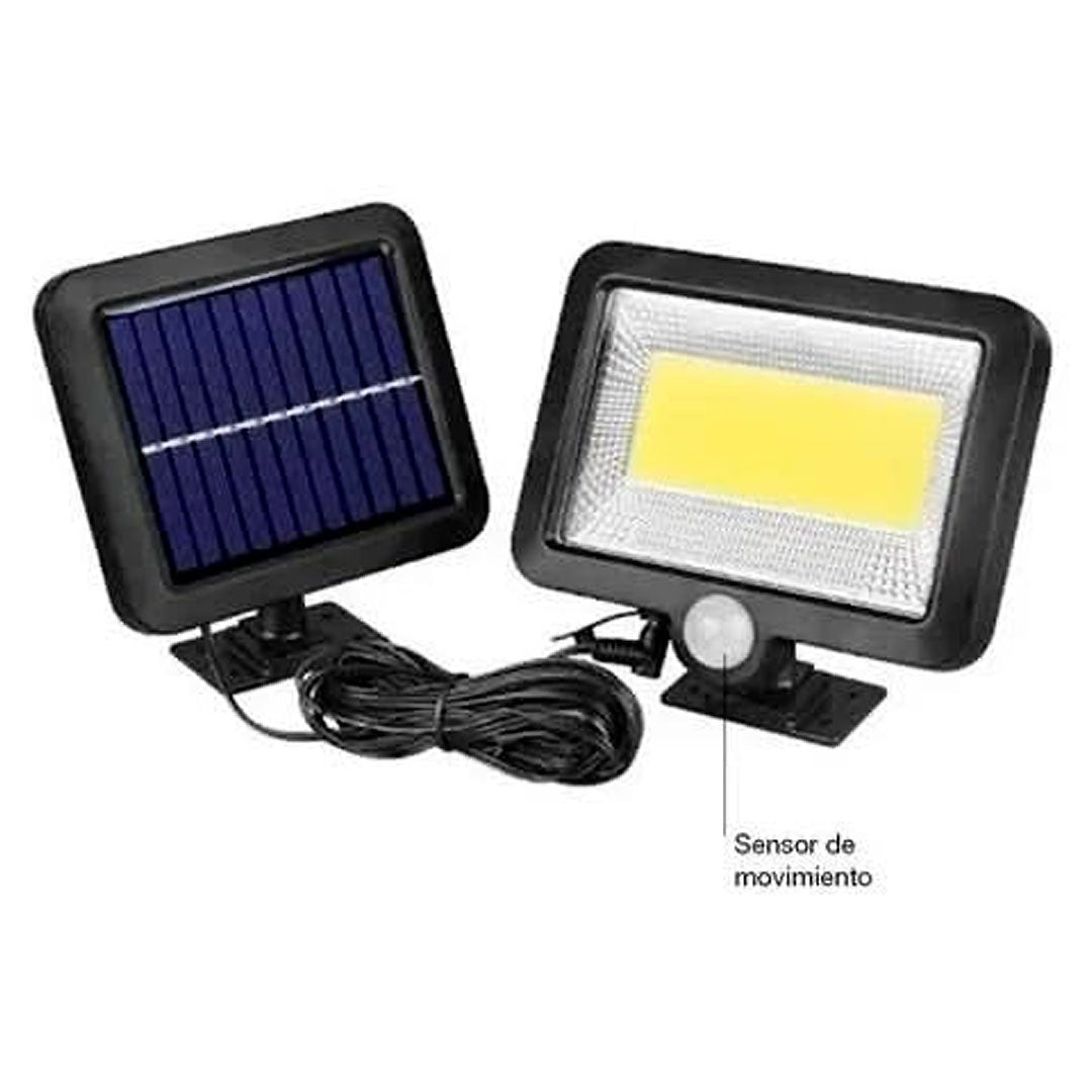 Foco Solar Led 30w con Sensor De Movimiento