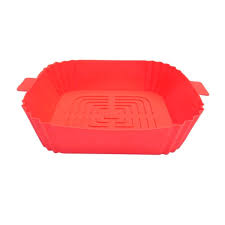 Bandeja Cuadrada de Silicona para Freidora Electrica Air Fry