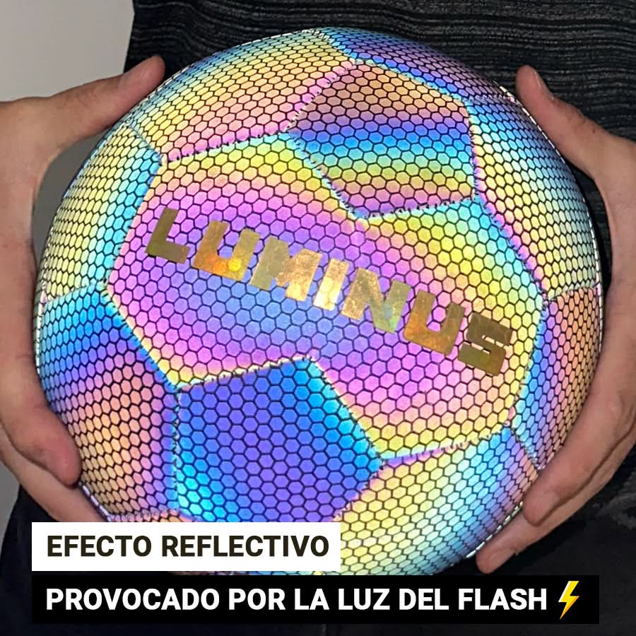 Pelota de Futbol Reflectiva Luminus