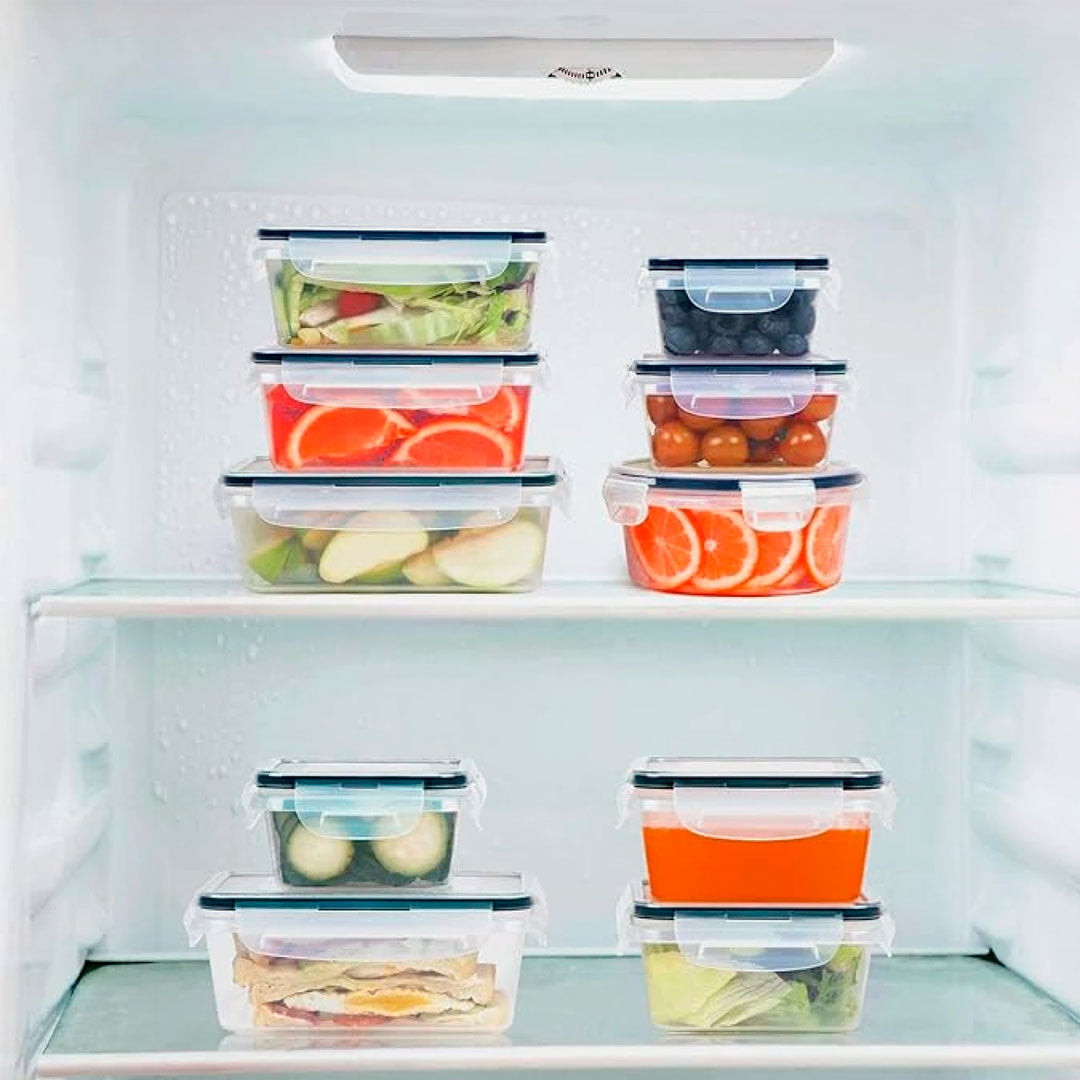 Set de 30 Frascos Recipientes Hermeticos Transparentes