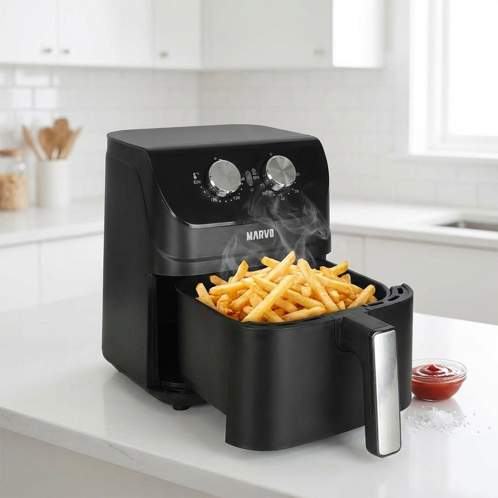 Freidora Sin Aceite Marvo HAF-086 4L Negro