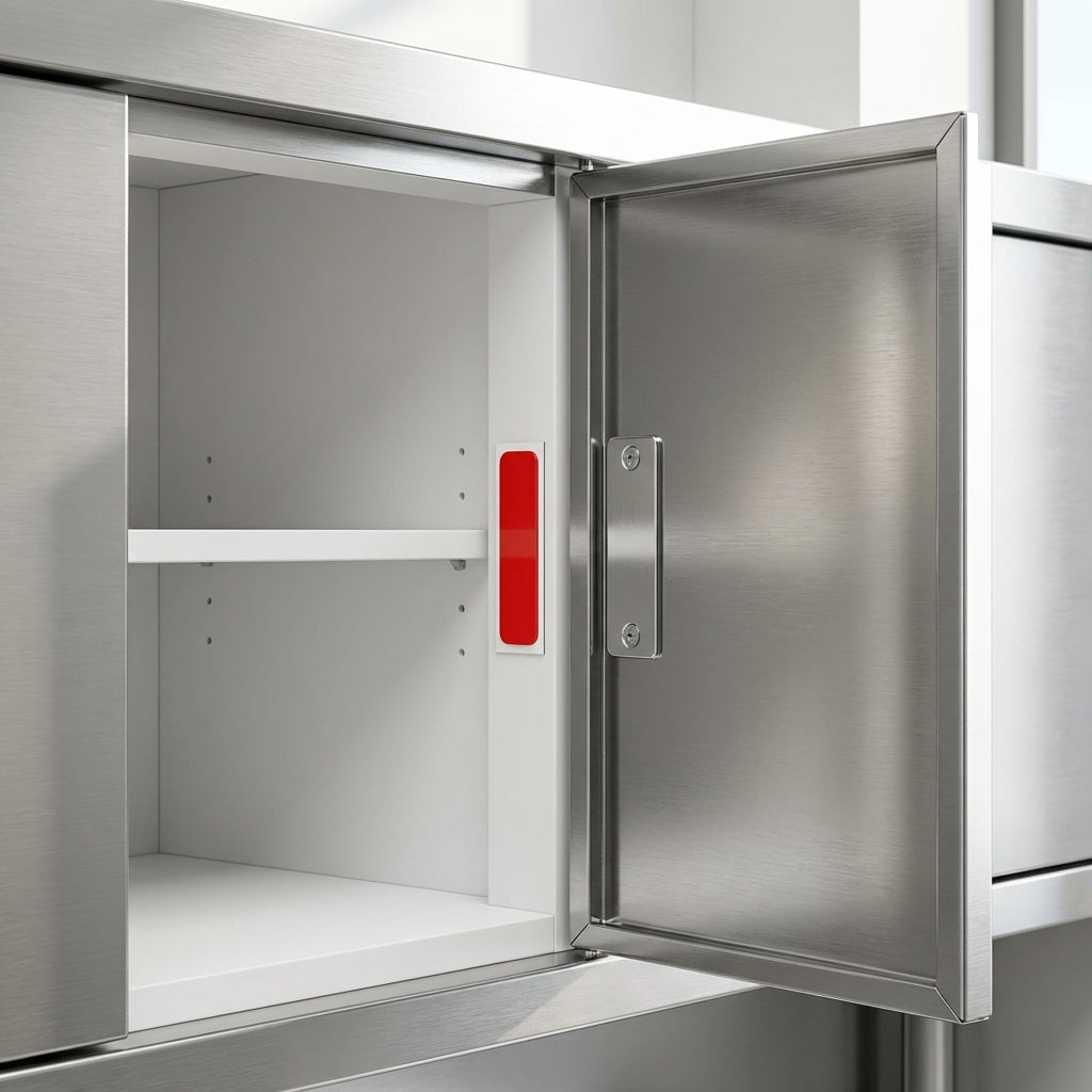 Imanes adhesivos ultrafinos para puertas de armario Pack x12