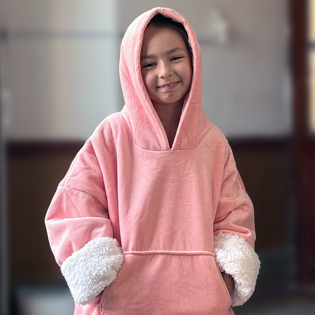 Hoodie Niños Polar con Capucha Marca Wilma