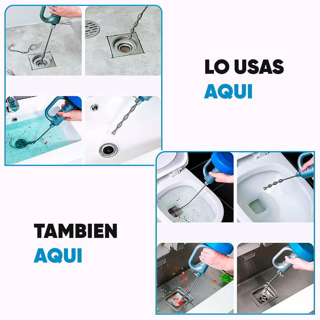 Cinta para Destapar Drenajes y Cañerias 5mts