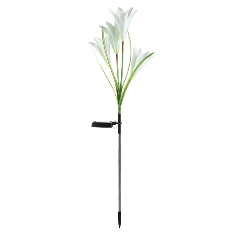 Luces Decorativas Tulipan para Jardin con Panel Solar