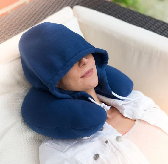 Almohada de Viaje con Capucha