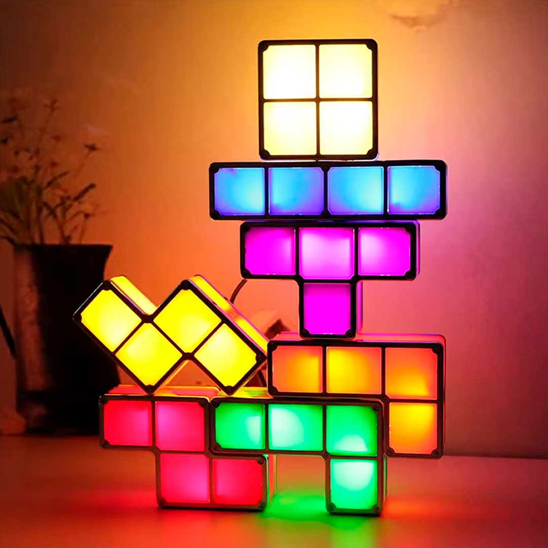 Luz Apilable Diseño Tetrix por Inducción