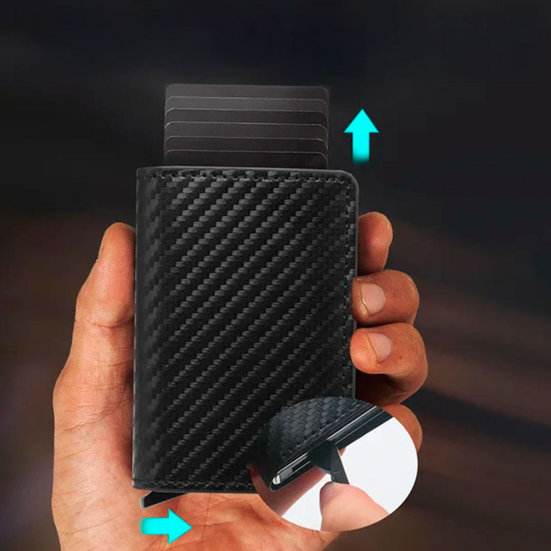 Billetera Pop Up con Tarjetero RFID en Cuero Marca Vinitivo