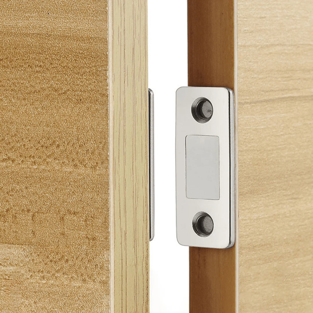 Imanes adhesivos ultrafinos para puertas de armario Pack x12