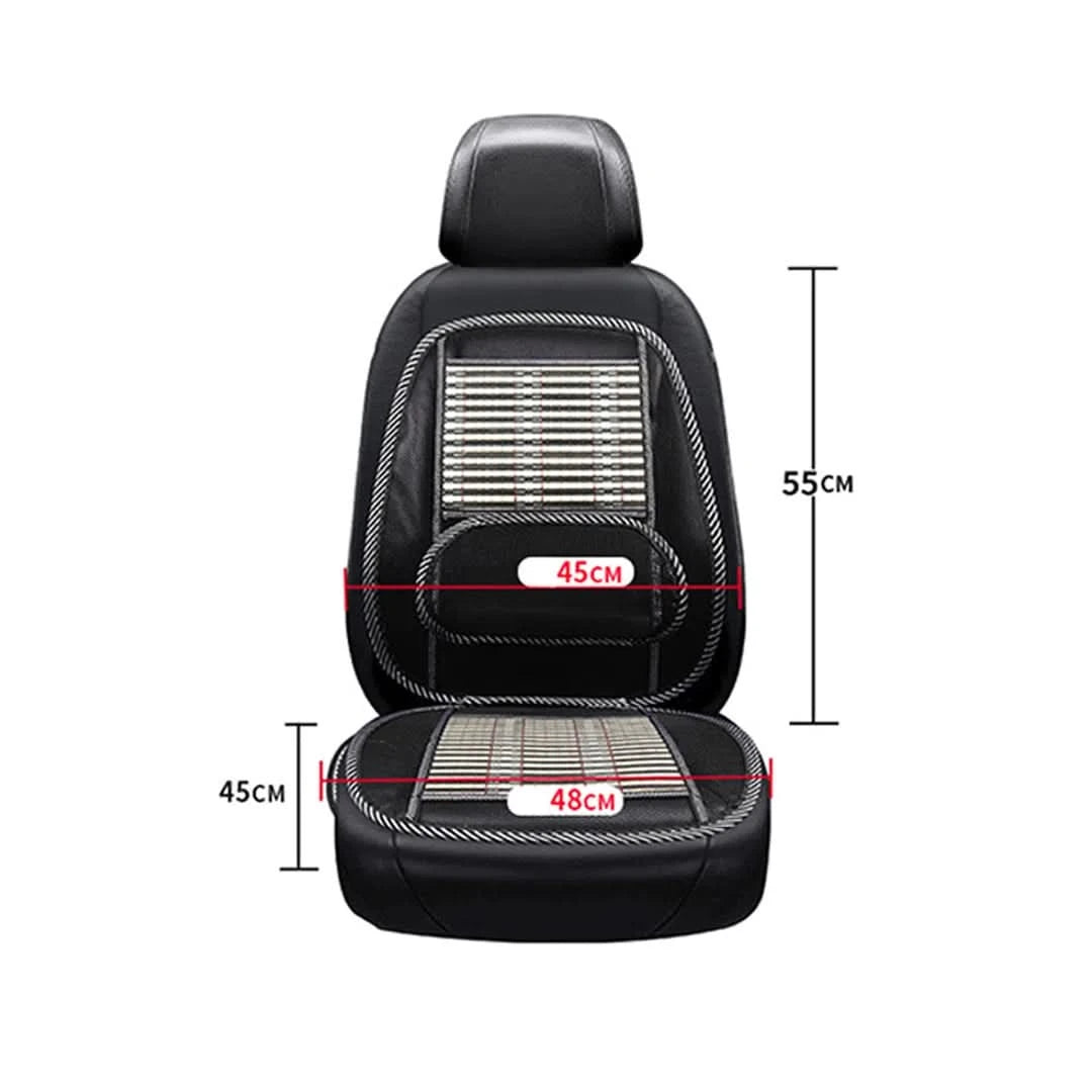 Respaldo Ergonómico de Bambú para Coche