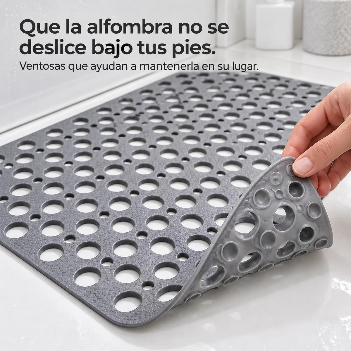 Alfombra de Ducha Antideslizante y Antibacterial