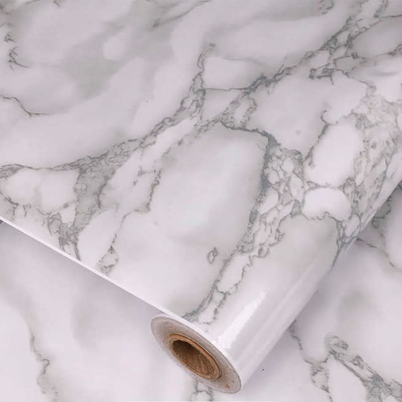 Papel Adhesivo Simil Marmol Impermeable Milhome 10mts