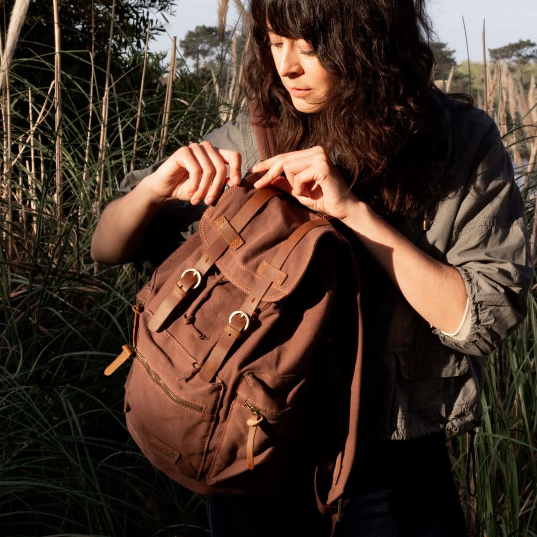 Mochila Kaukko Vintage Casual de Lona Marca Vinitivo