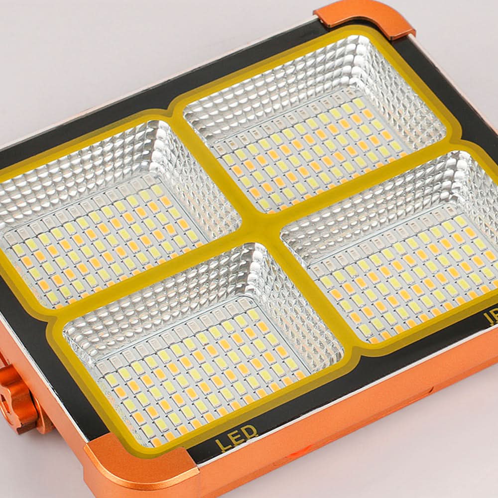 Linterna Foco Panel Solar de 1250 mah Recargable IP66