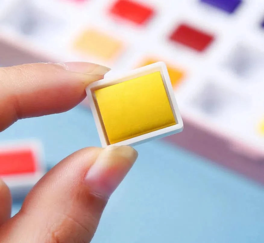 Juego de Pintura de Acuarela de 36 Colores con Pincel