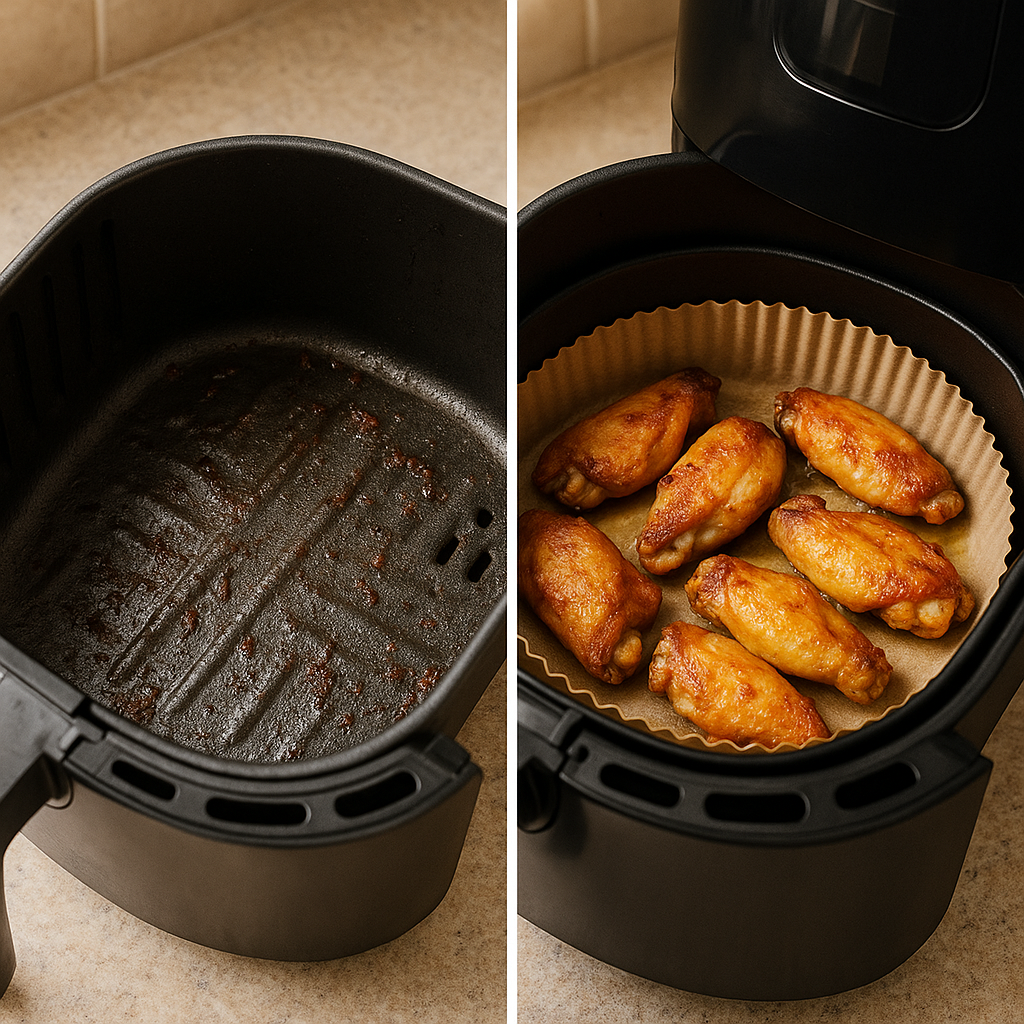 Pack de Bandejas de Papel para Freidora sin Aceite