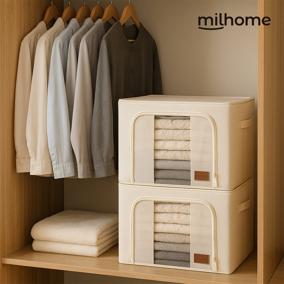 Caja Organizadora de Tela Diseño Estructural Milhome