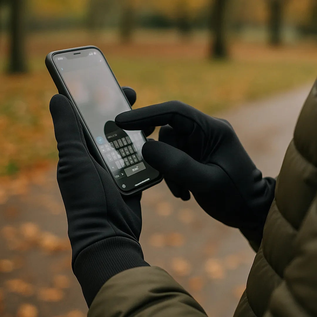 Guantes Simil Neopreno con Touch y Antideslizante