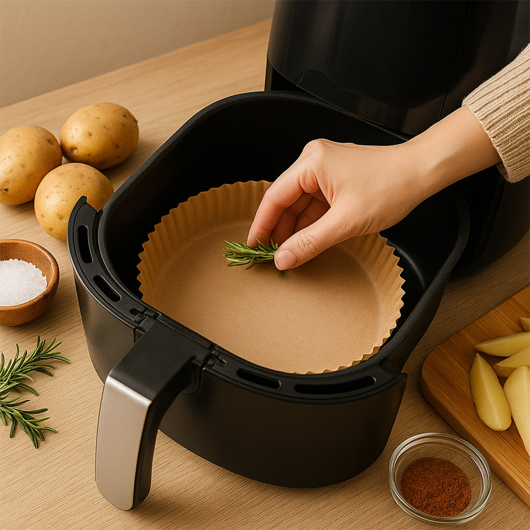 Pack de Bandejas de Papel para Freidora sin Aceite