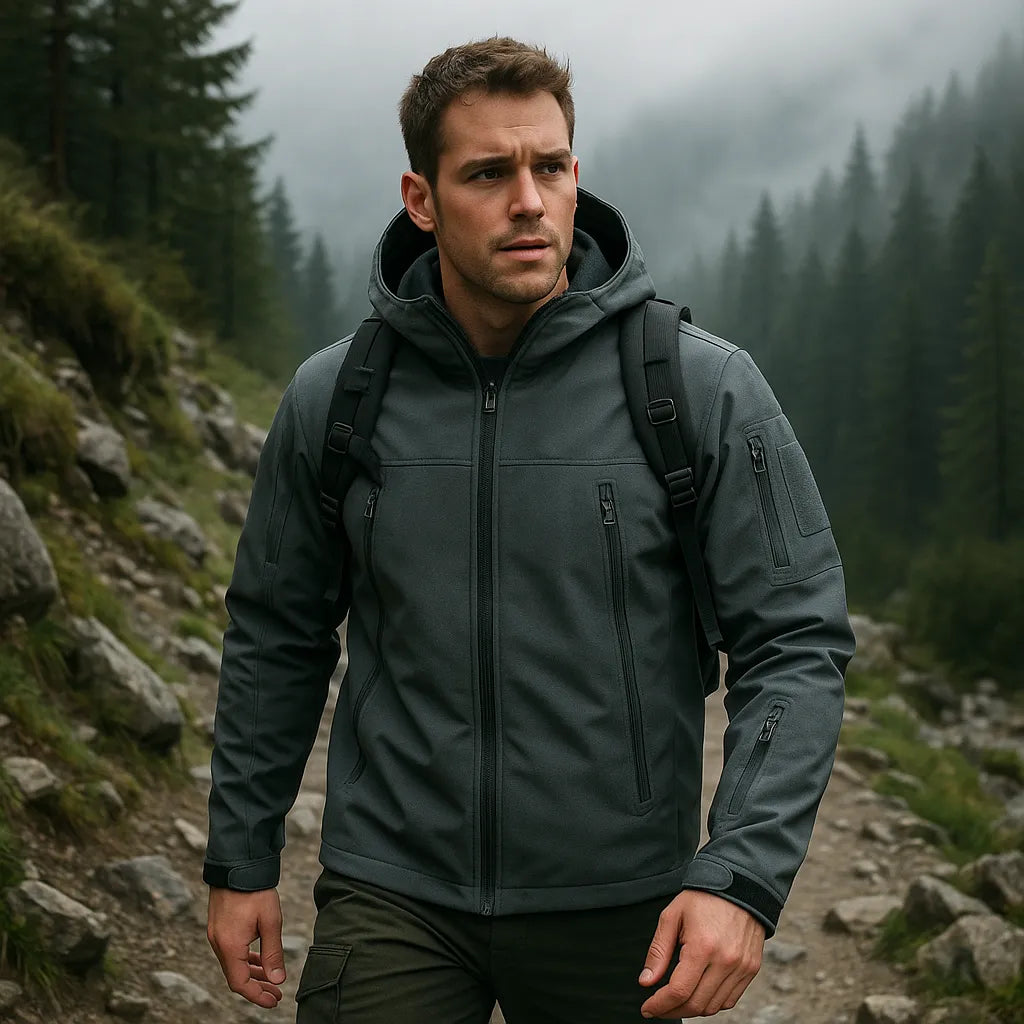 Campera Táctica Impermeable para Hombre