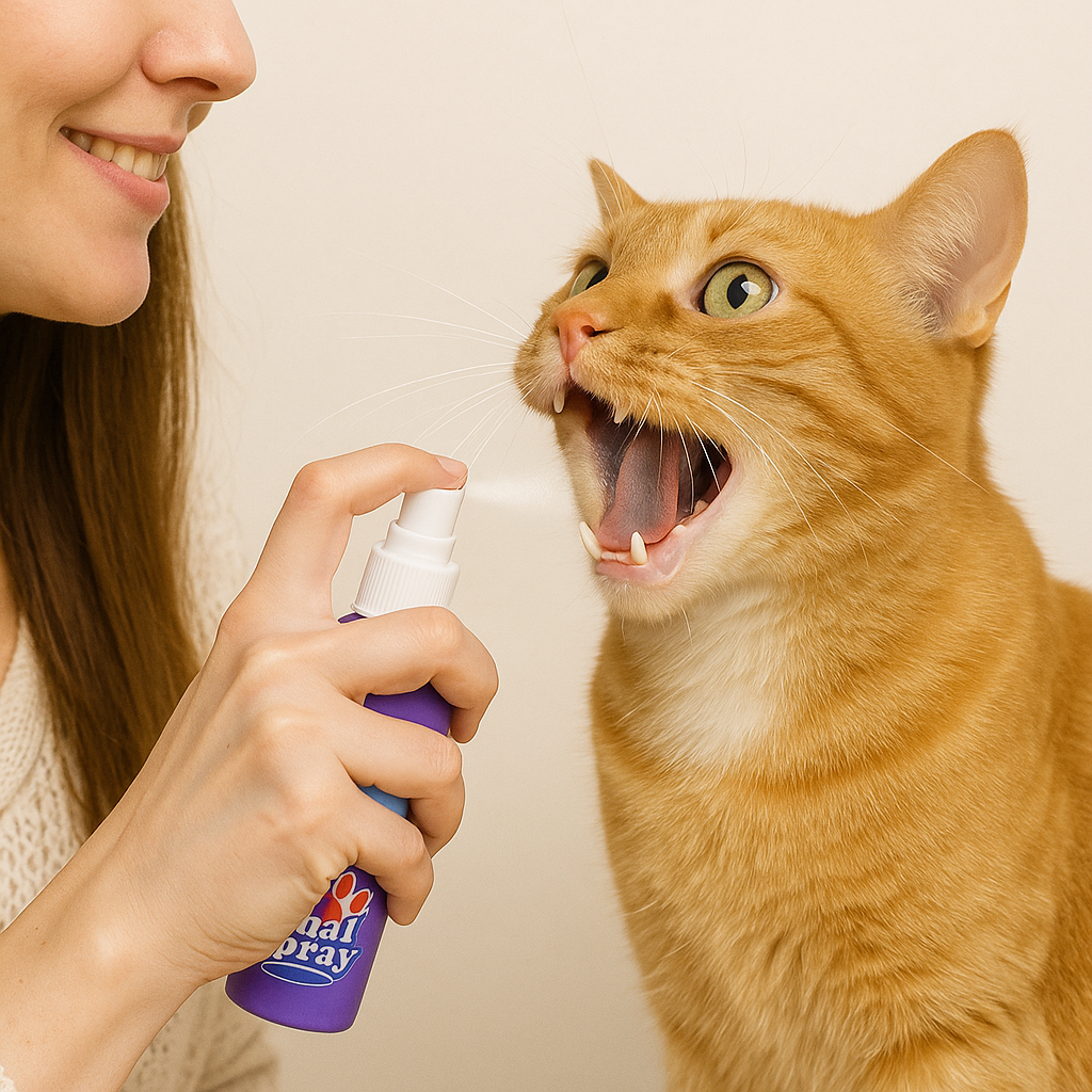 Pulverizador Bucal para Cuidado de Mascota