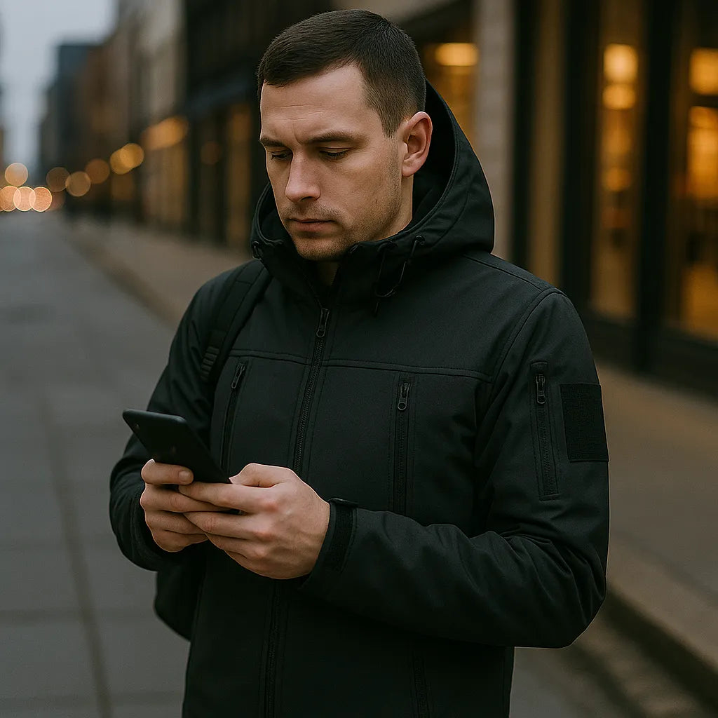 Campera Táctica Impermeable para Hombre