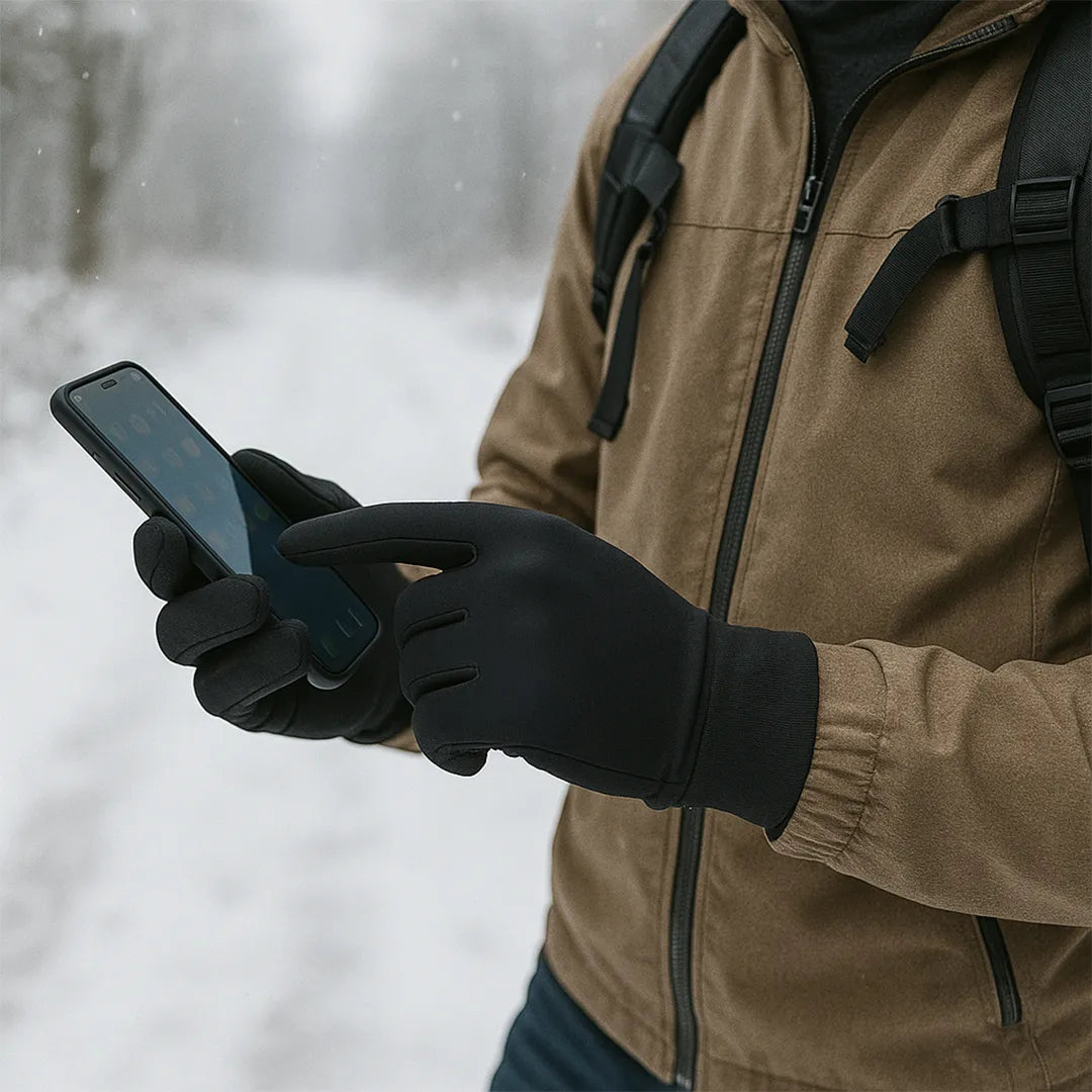 Guantes Simil Neopreno con Touch y Antideslizante