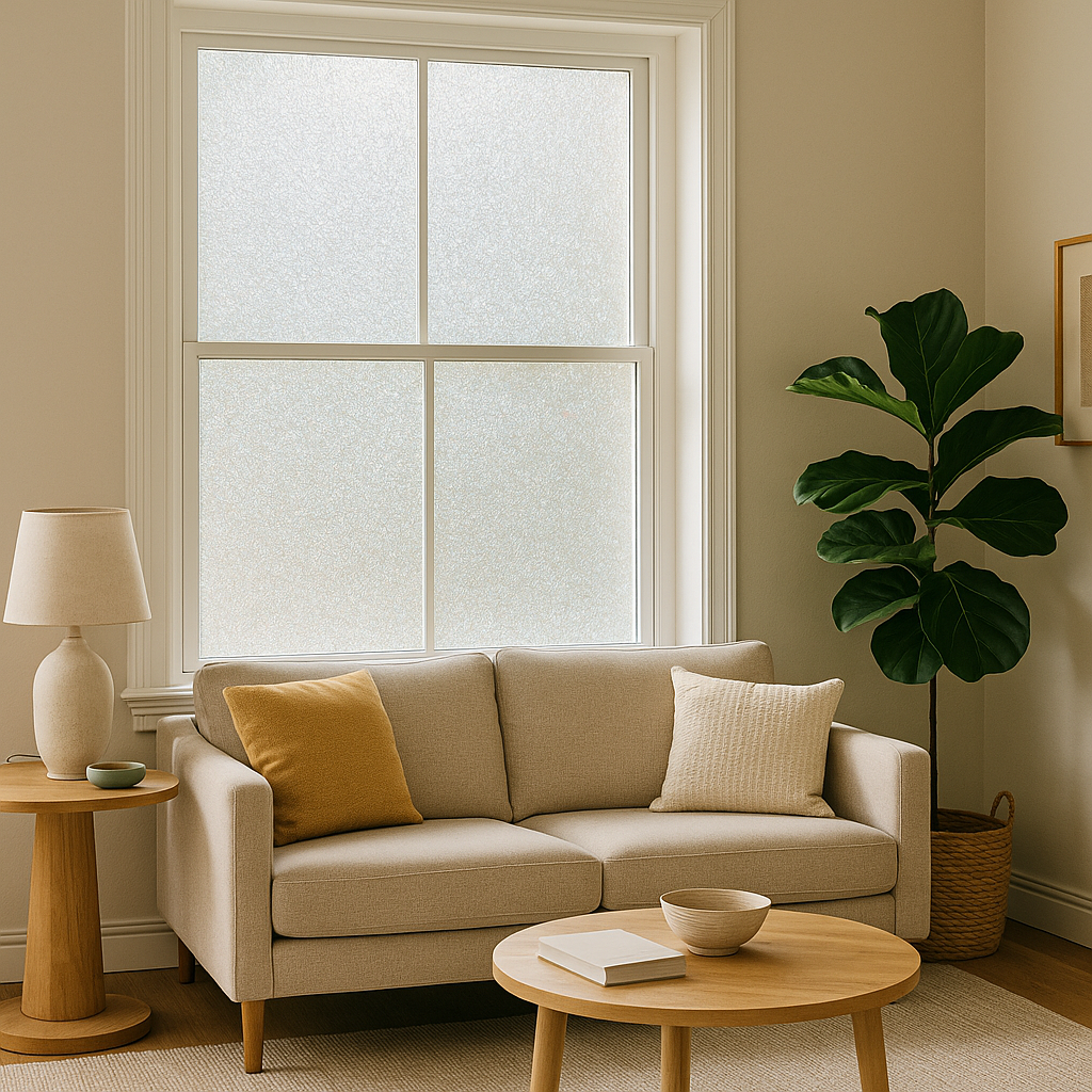 Film Adhesivo de privacidad para Ventana