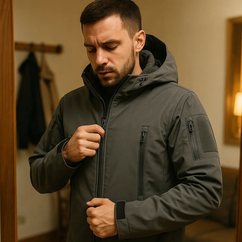 Campera Táctica Impermeable para Hombre
