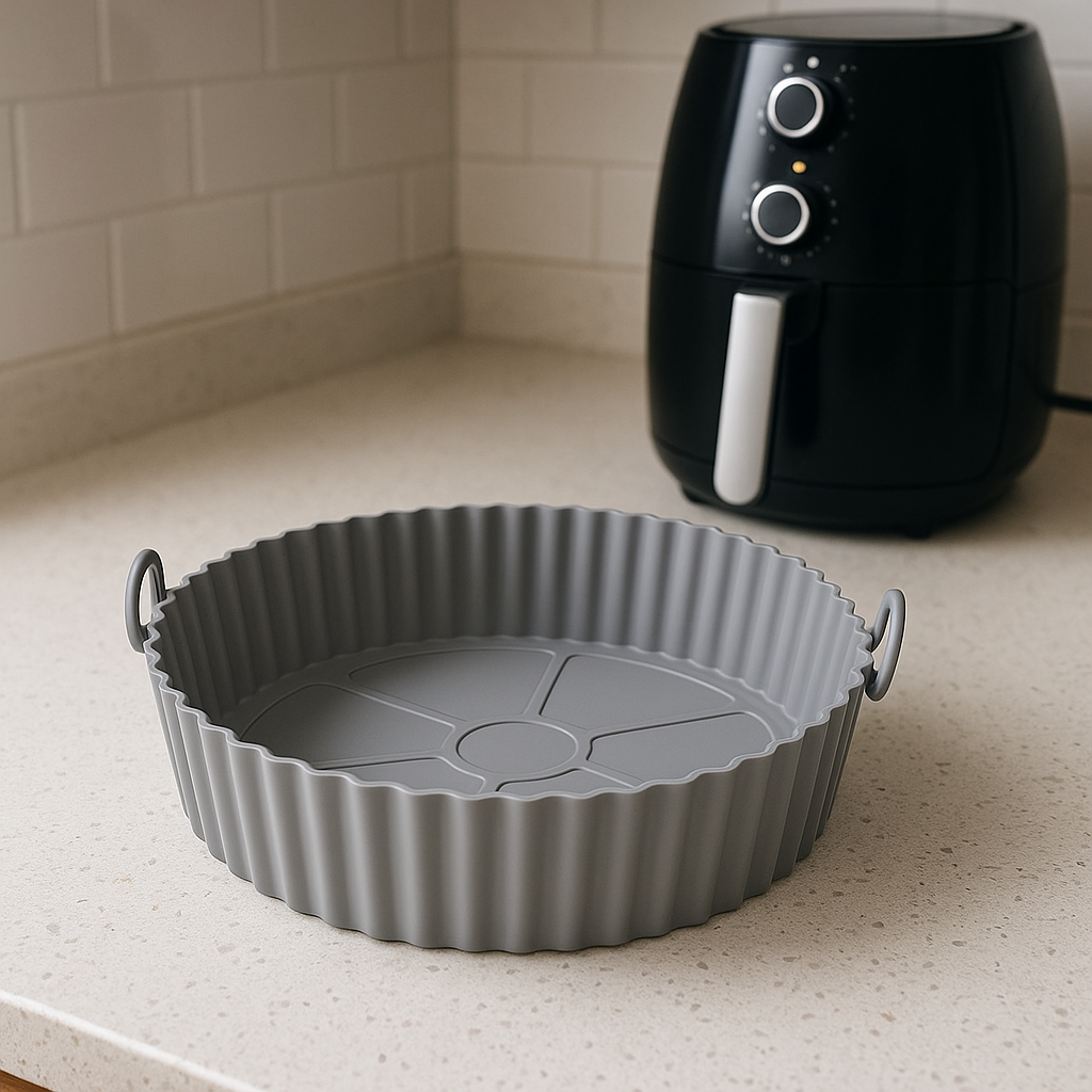 Bandeja Redonda de Silicona para Freidora Electrica Air Frye