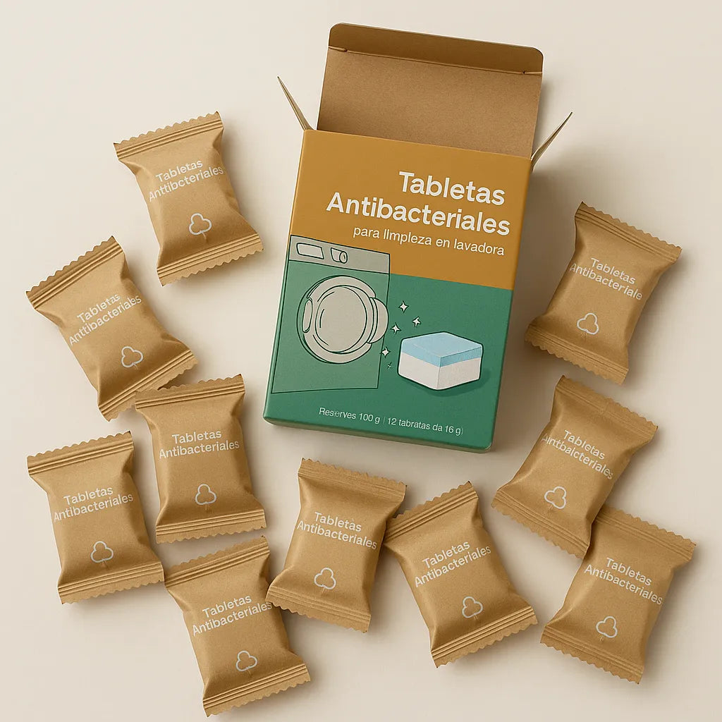 12 Tabletas Arboleda Antibacterial para Limpieza Lavarropa