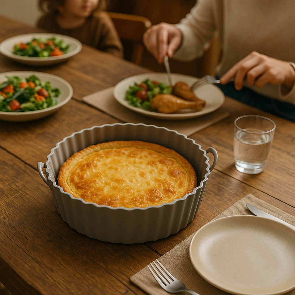 Bandeja Redonda de Silicona para Freidora Electrica Air Frye