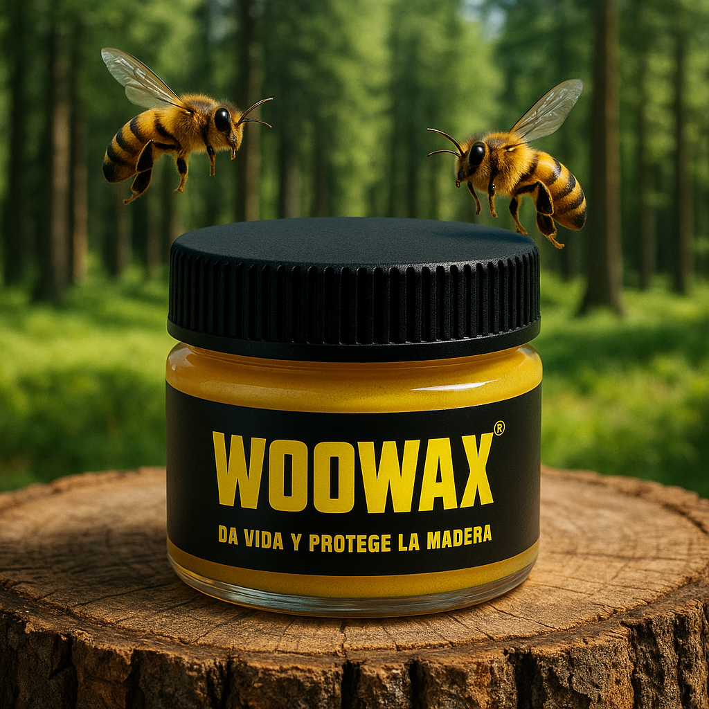 Lustrador de Muebles y Madera de Cera de Abejas WooWax