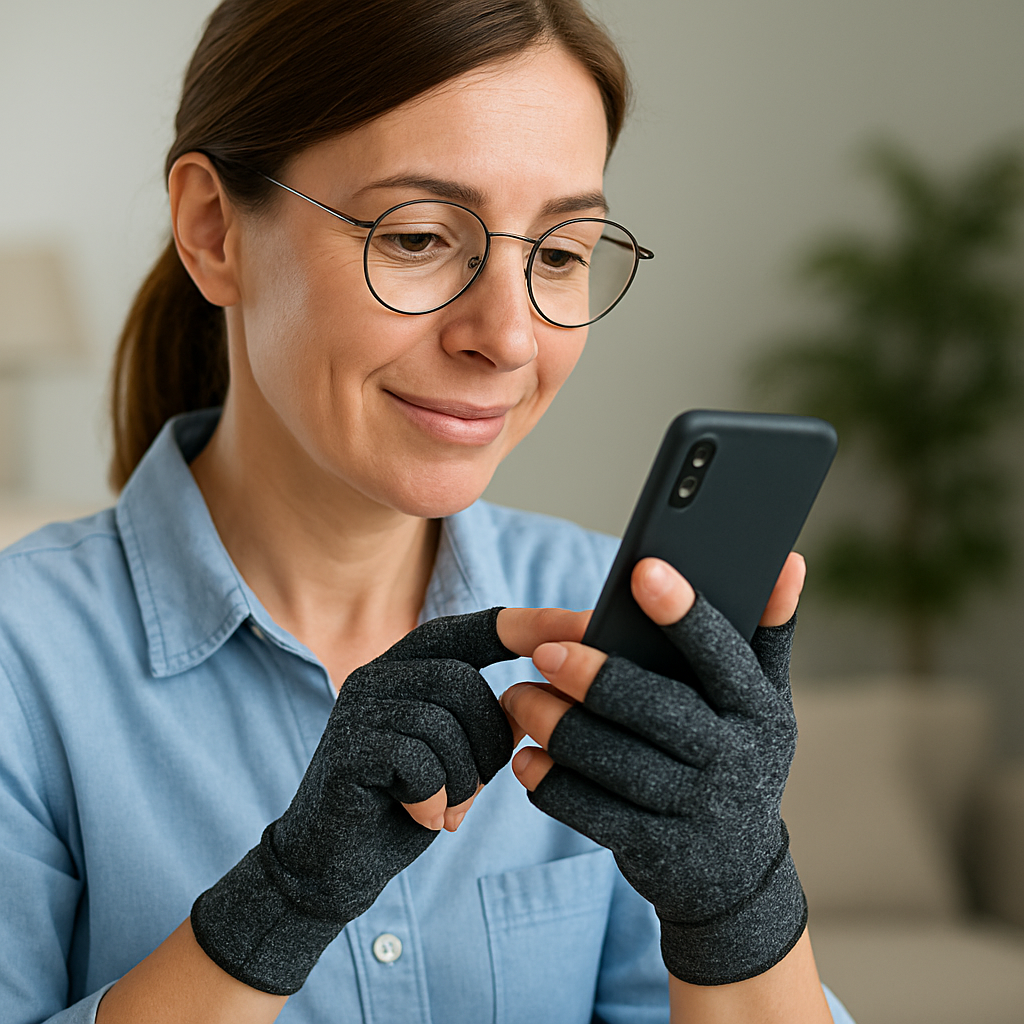 Guantes de Compresión Aliviartrix Marca Wilma