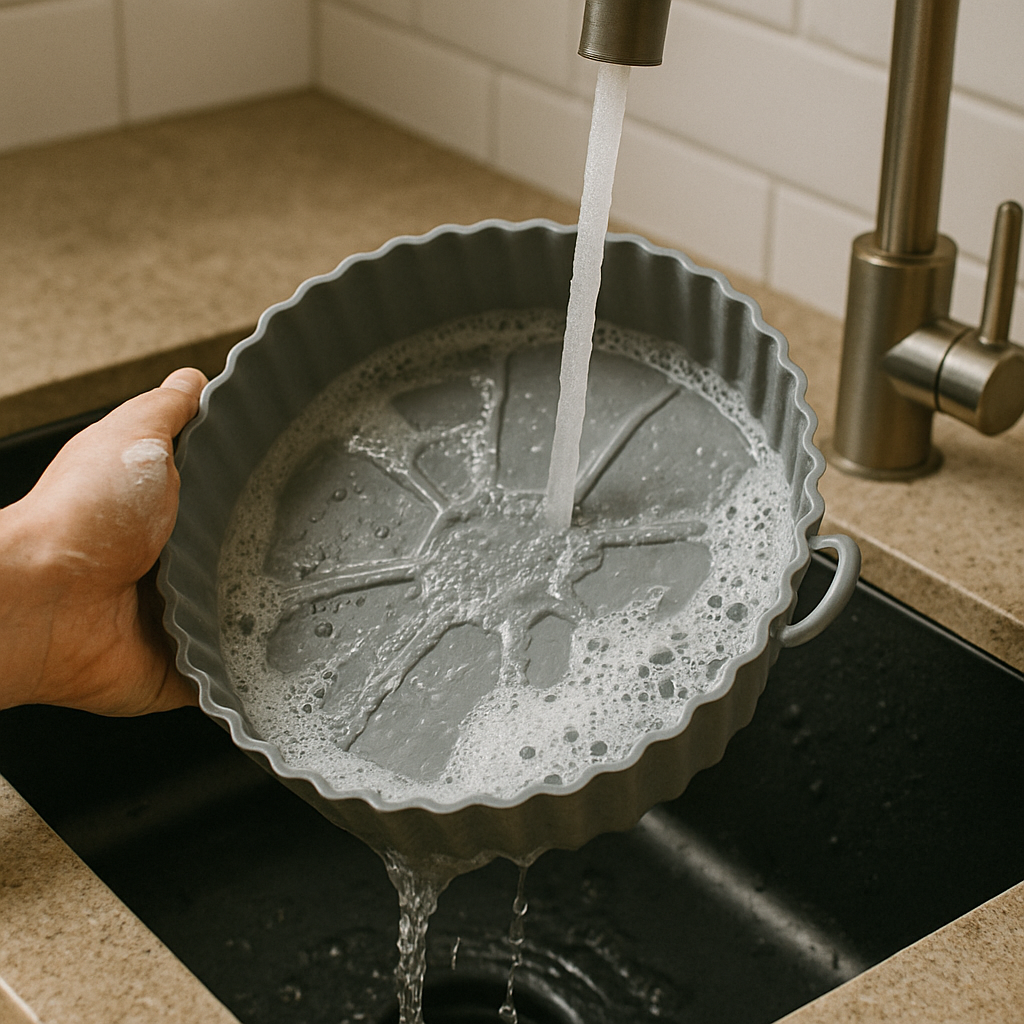 Bandeja Redonda de Silicona para Freidora Electrica Air Frye