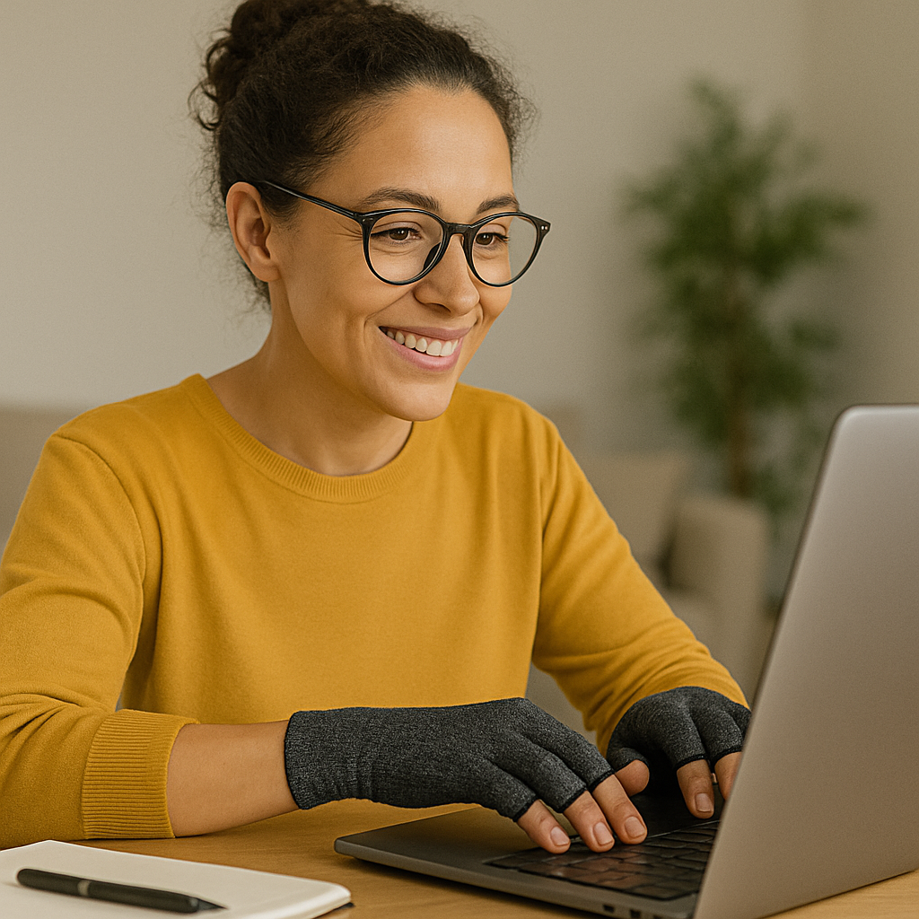 Guantes de Compresión Aliviartrix Marca Wilma