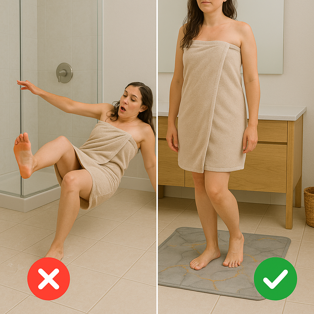 Alfombra Majestic para  Baño Antideslizante de Secado Rapido