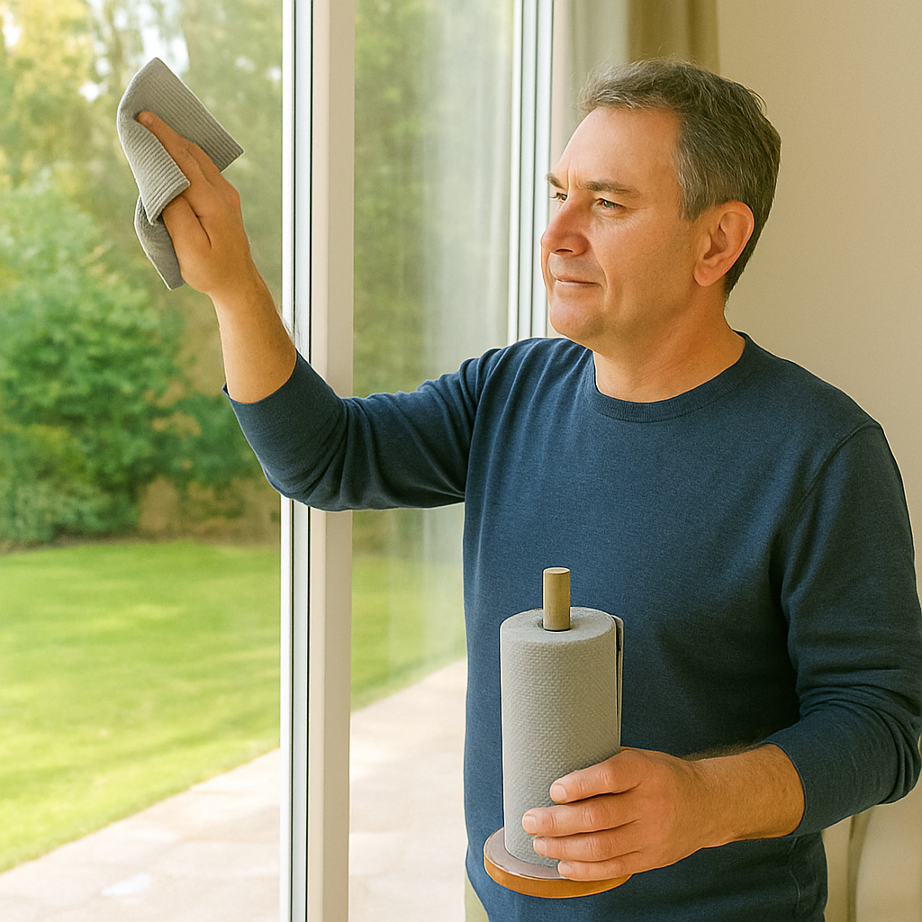 Rollo de Microfibra Descartable 20 Paños Gris