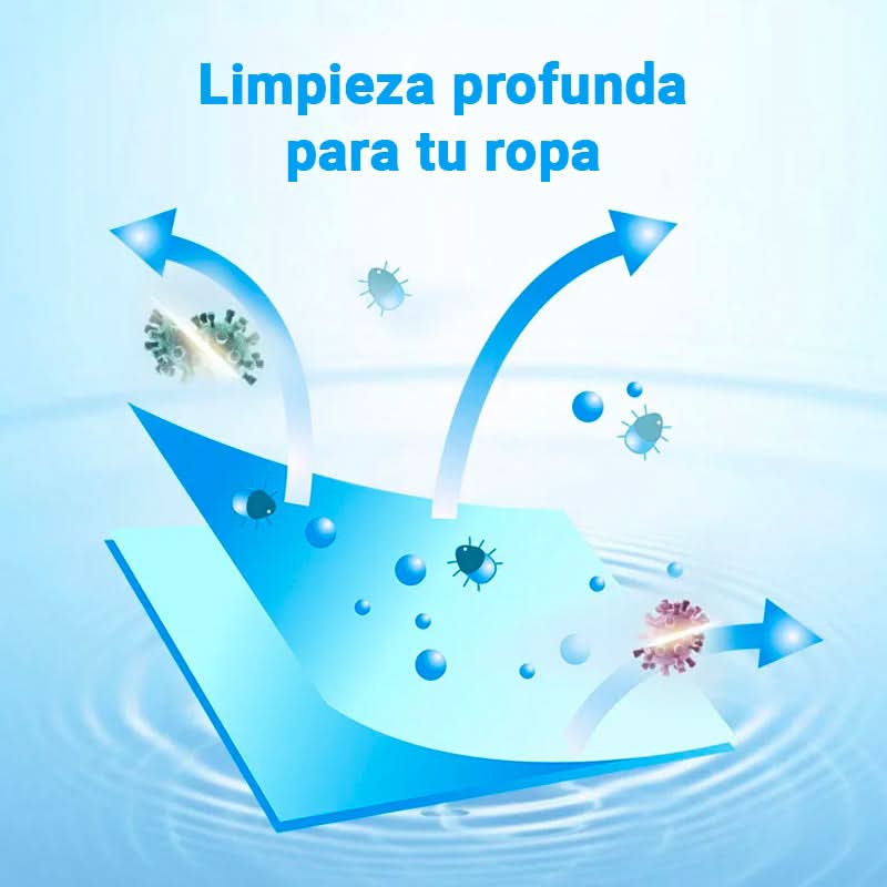 32 Hojas de Detergente Jabon ecológico para ropa LARGE