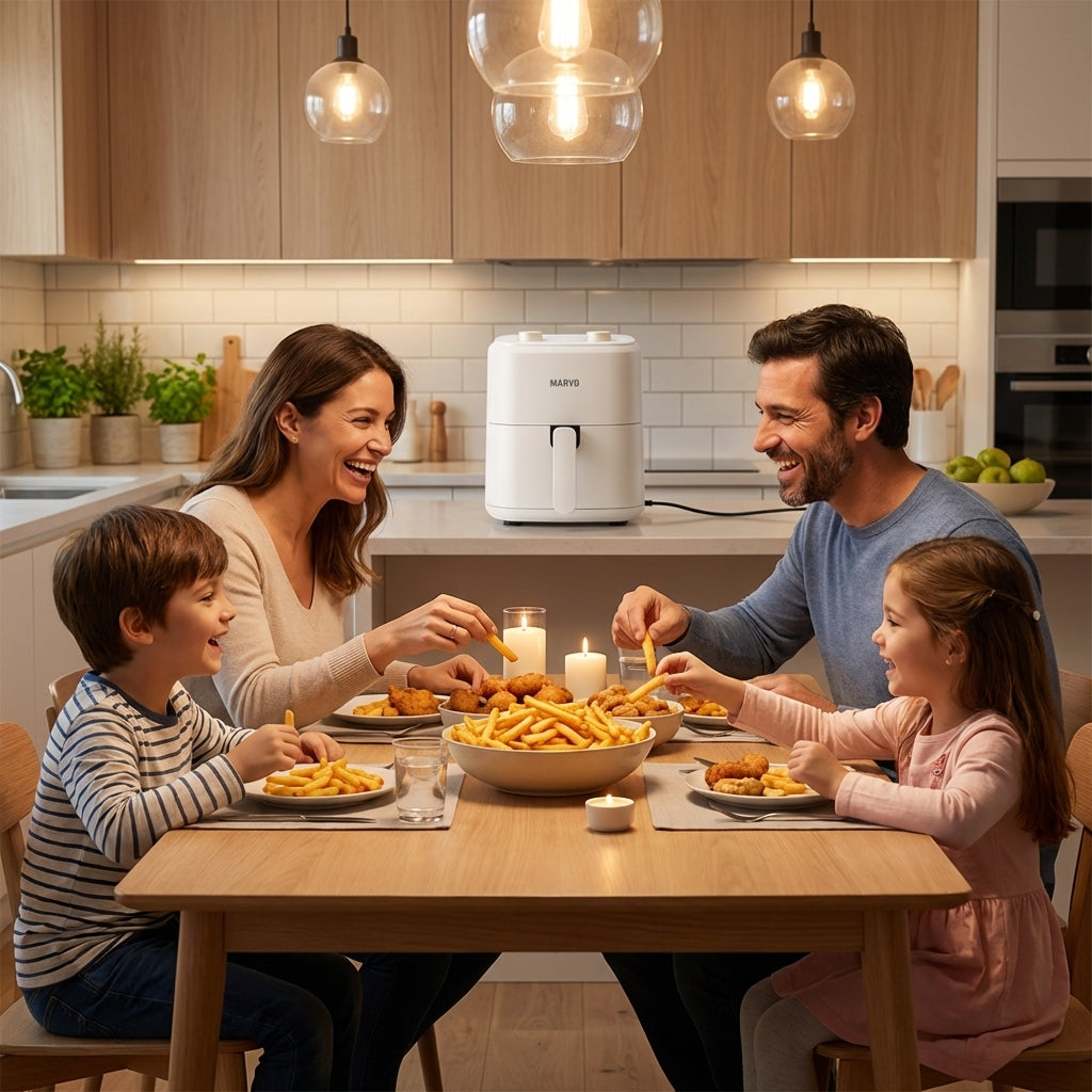 Freidora Sin Aceite Marvo HAF-031 4.4L Blanco