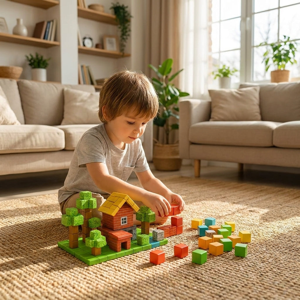 Juego de Bloques de Construccion PixelMine