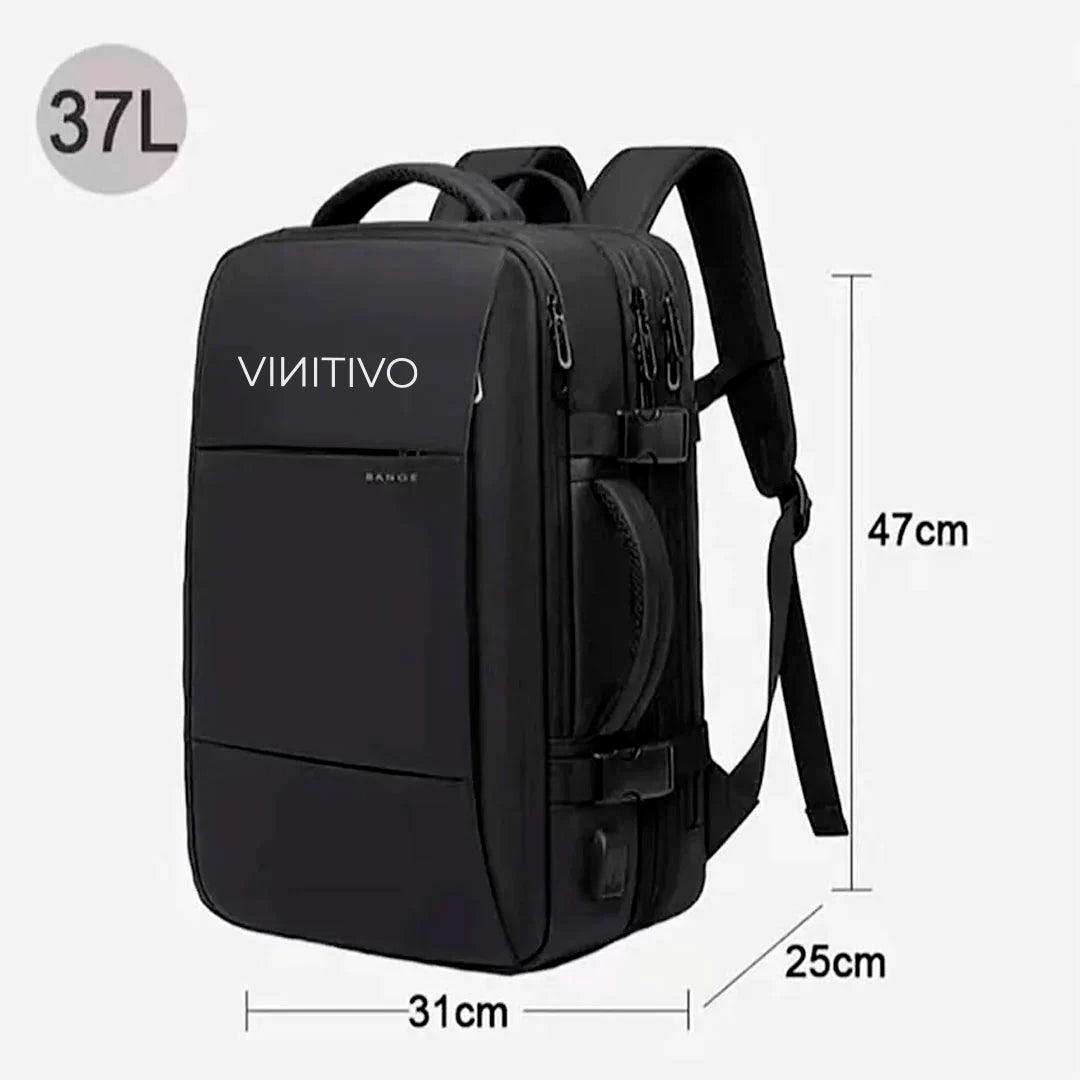 Mochila Bange de Gran Capacidad 37 Litros con USB