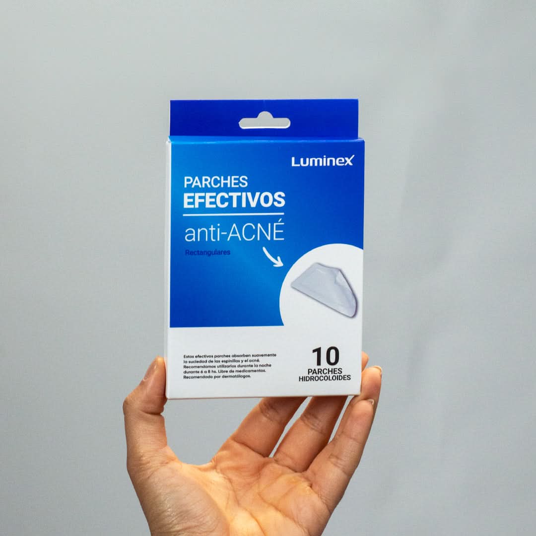 Pack de 10 Parches Anti-Acne Rectangulares Luminex