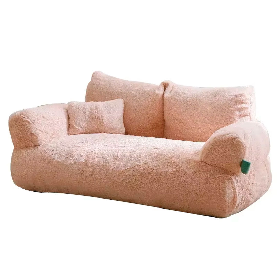 Cama para Gato Forma de Sofa en Felpa Super Suave
