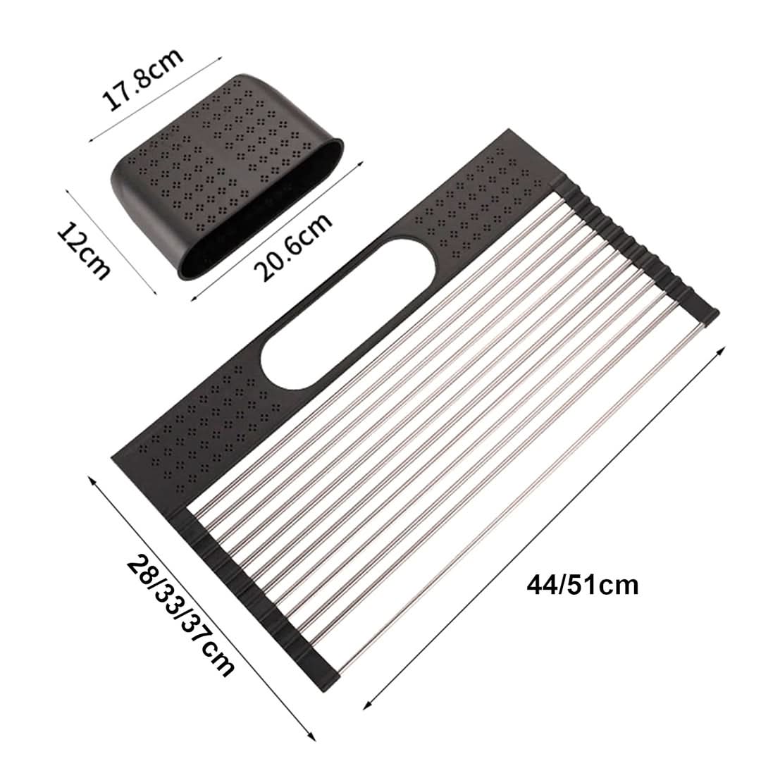 Escurridor Esterilla Roll Up Milhome con Cubiertero